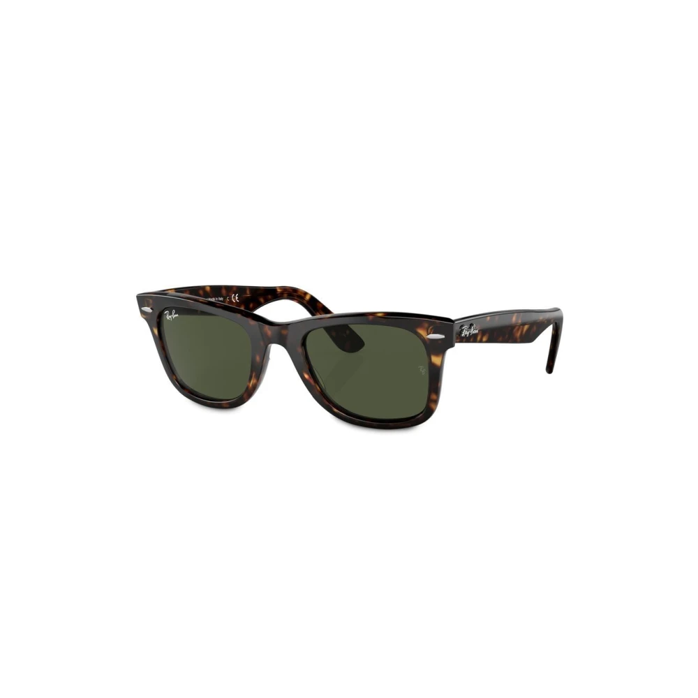 Ray - Ban Unisex Green Rb2140 Wayfarer 135931 Sunglasses Acetate Turtle Squared Normal - Image 3