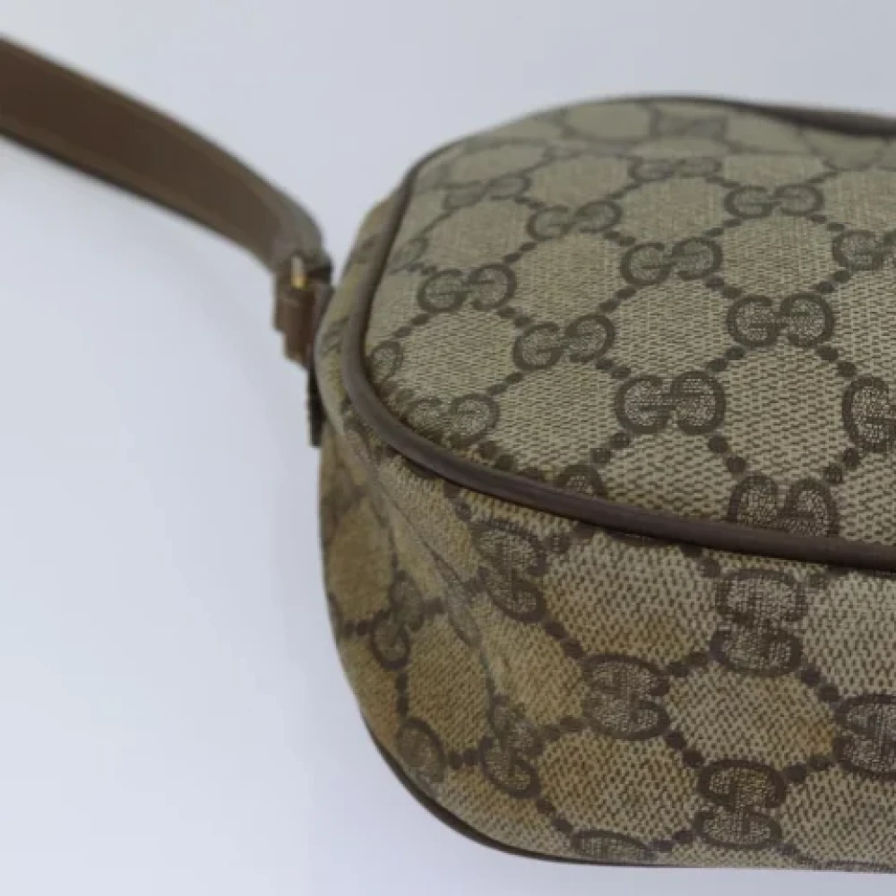 Gucci Vintage Pre-owned Leather clutches Beige Dames