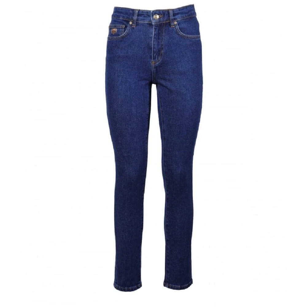 Chiara Ferragni Collection Slim Fit Denim Jeans Blue Dames