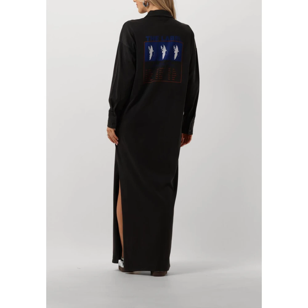 Alix The Label Gebreide Maxi Polojurk Gray Dames