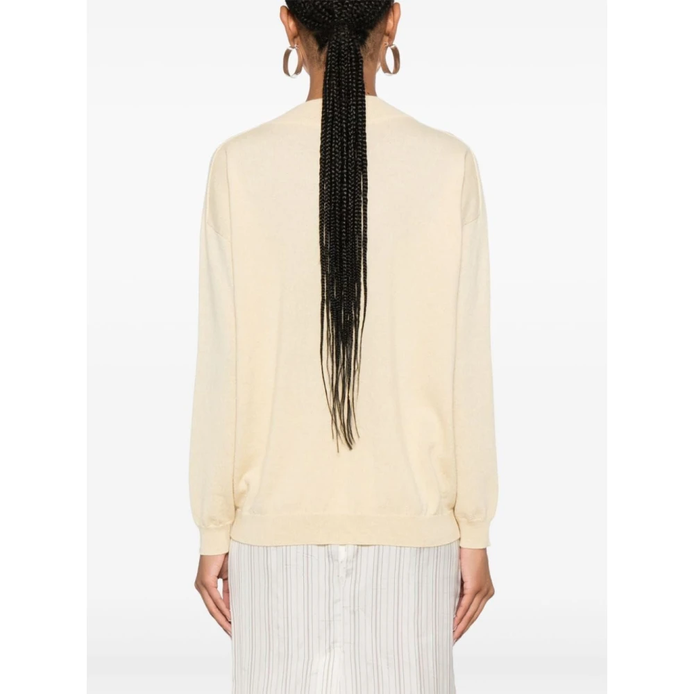 BRUNELLO CUCINELLI Casual Katoenen Jersey T-shirt Beige Dames