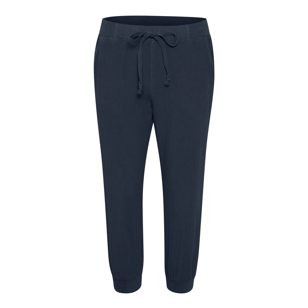 Kaffe Donna Blu Pantaloni Da Naya Capri - Immagine 2
