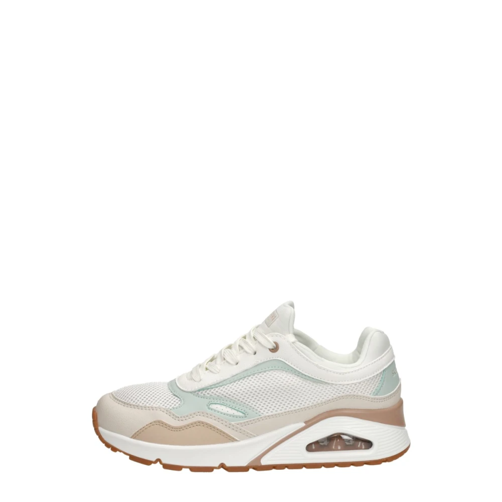 Skechers Uno Heel Hints Dames Schoenen Wit