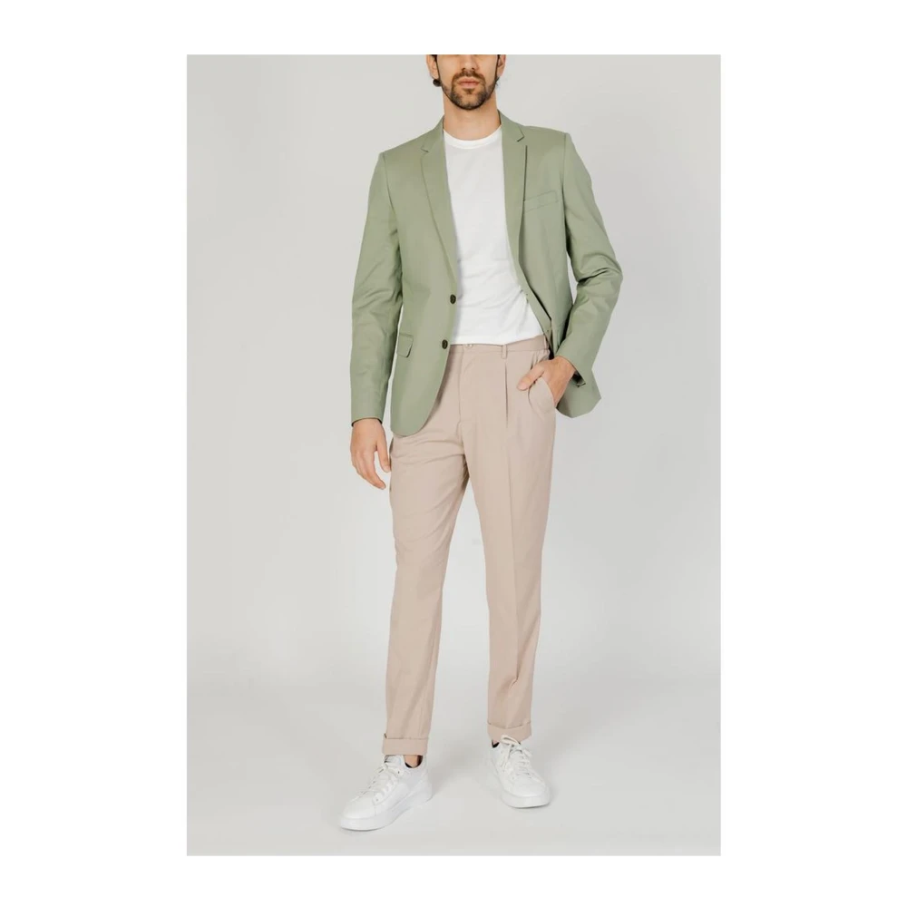 Antony Morato Lente Zomer Katoenmix Pak Jas Green Heren