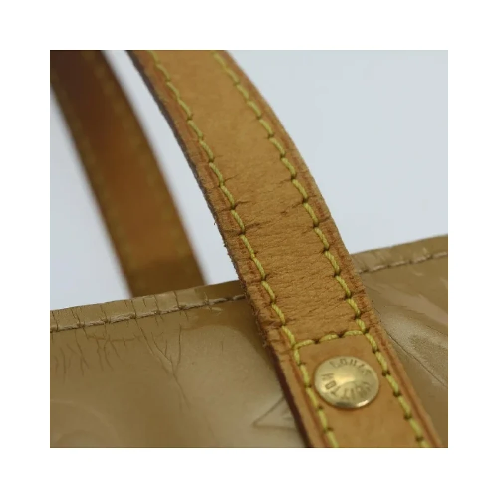 Louis Vuitton Vintage Pre-owned Leather shoulder-bags Beige Dames