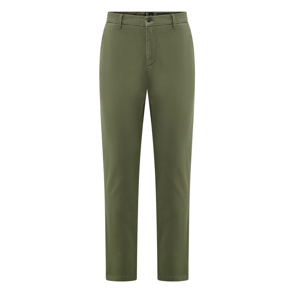 Bomboogie Men's Green Chinos, W32, Slim Fit Chino Trousers