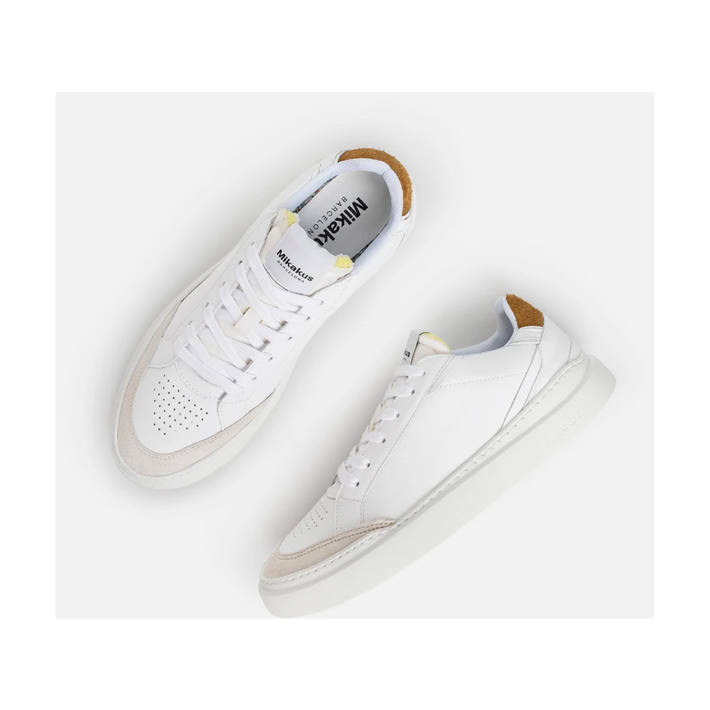 Mikakus Barcelona Pure White Krona Sneakers White Unisex