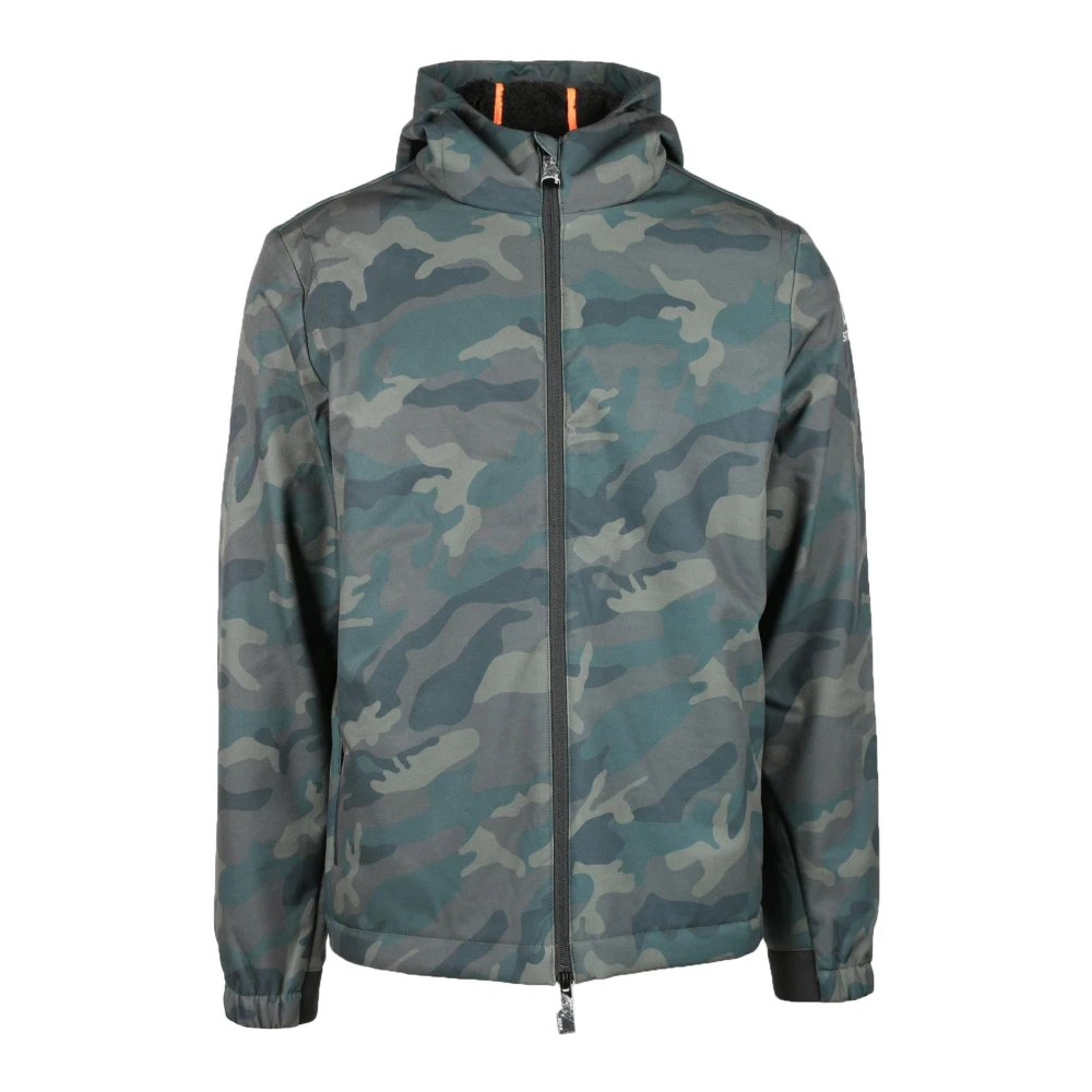 Suns Stijlvolle polyester bovenkleding Green Heren