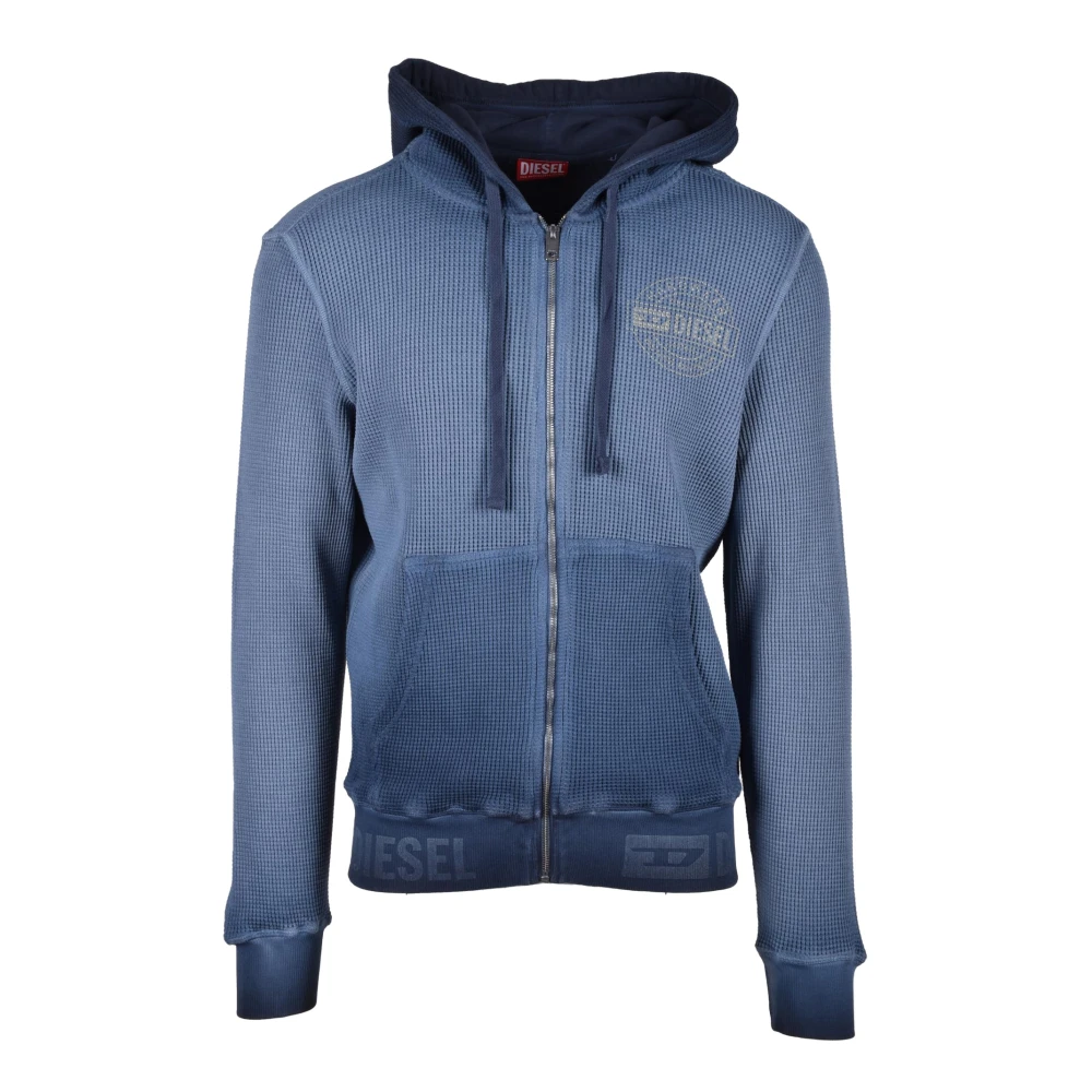 Diesel Katoenen Sweatshirt Blue Heren