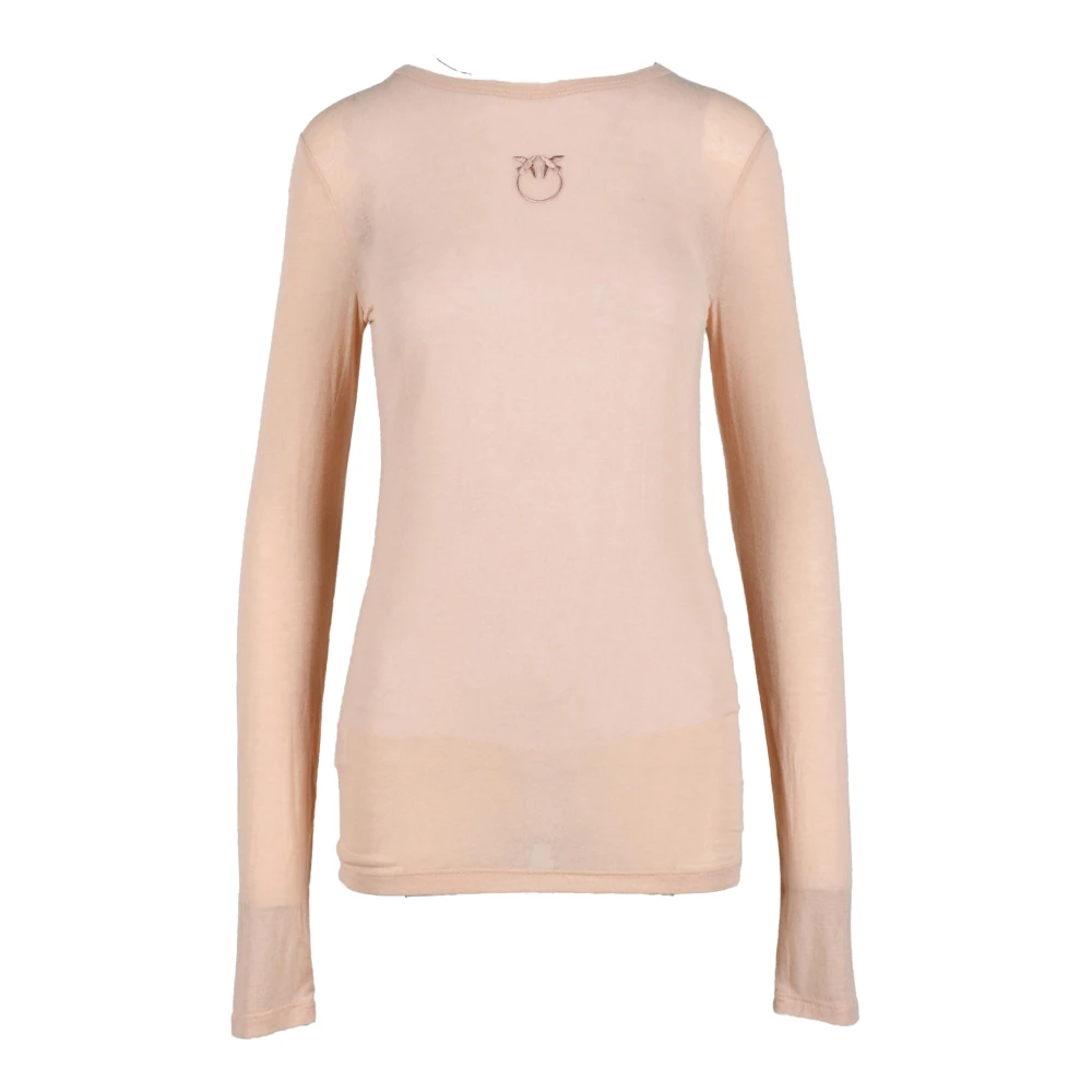 Pinko Zachte Gebreide Trui Mix Pink Dames