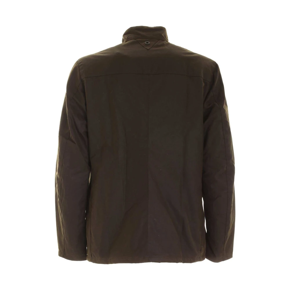 Barbour Groene Waterdichte Katoenen Jas Green Heren