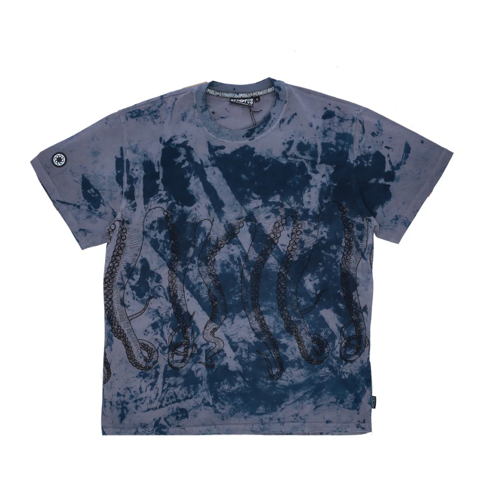 Octopus Blauwe Horror Pack Tee met Tentakels Blue Heren