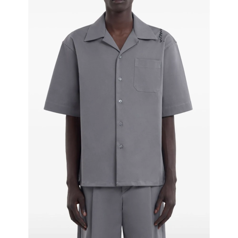 Marni Antiek Zilveren Overhemd Gray Heren