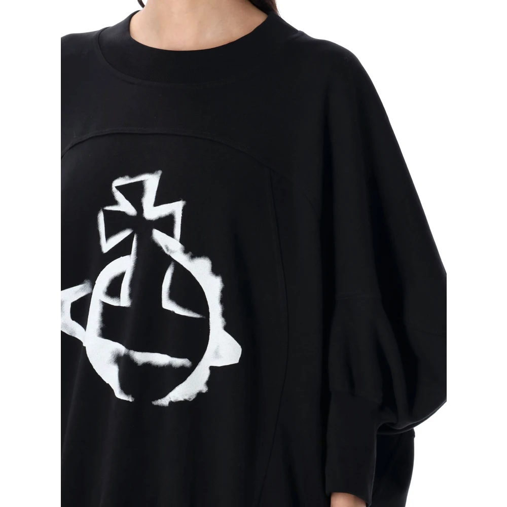 Vivienne Westwood Stencil Sweater Black Dames