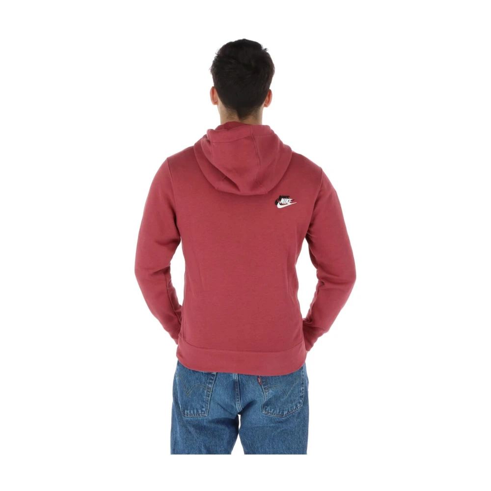 Nike Roze Print Pullover Hoodie Pink Heren