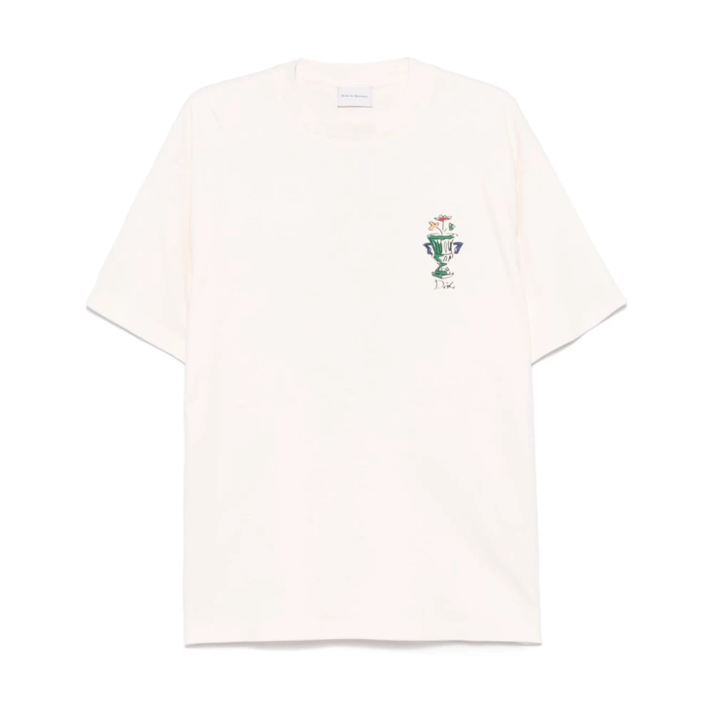 Drole de Monsieur Witte T-shirts en Polo's White Heren