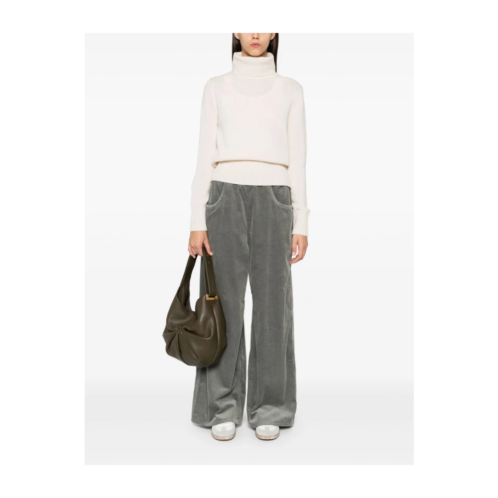 allude Crème Sweater Collectie Beige Dames