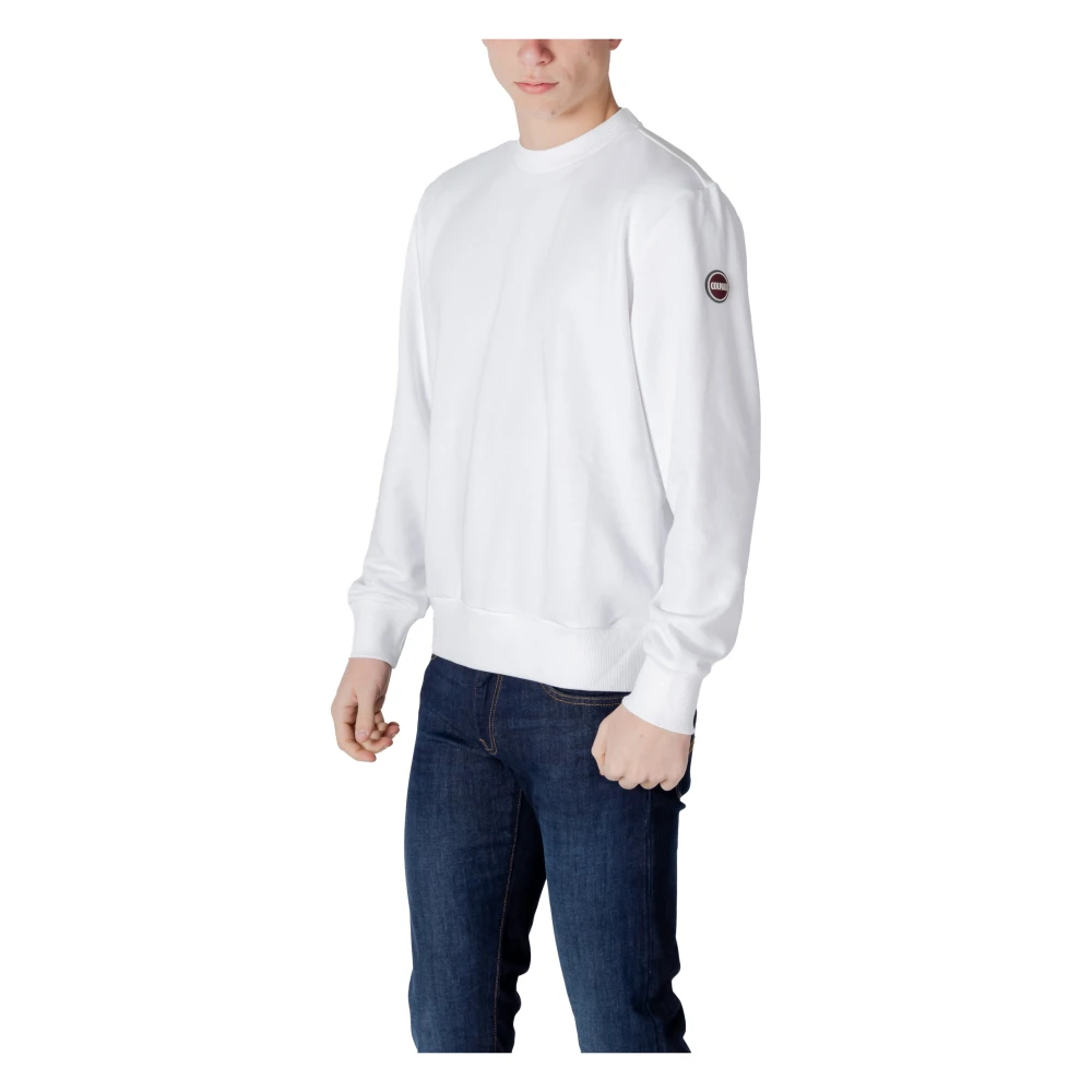 Colmar Witte Langemouw Slip-On Sweatshirt White Heren