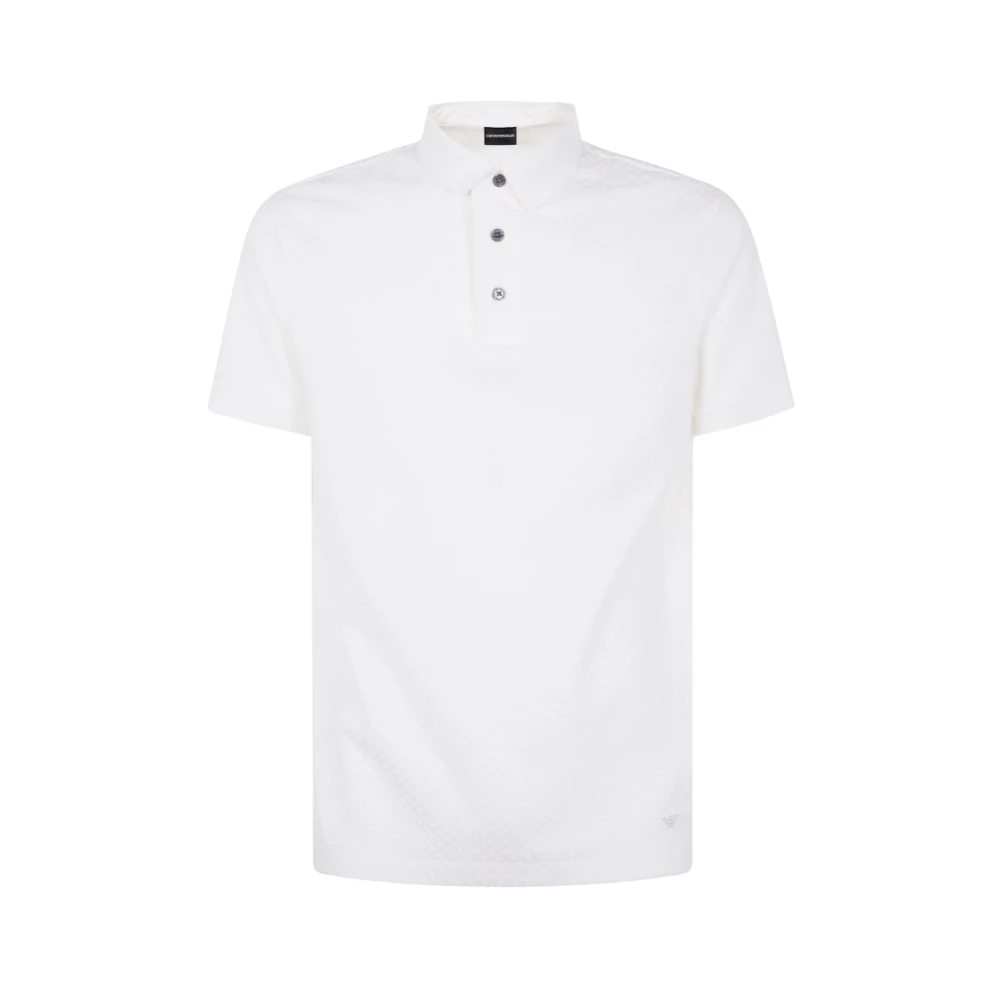 Emporio Armani Hombre Blanco Camisetas, Talla: S