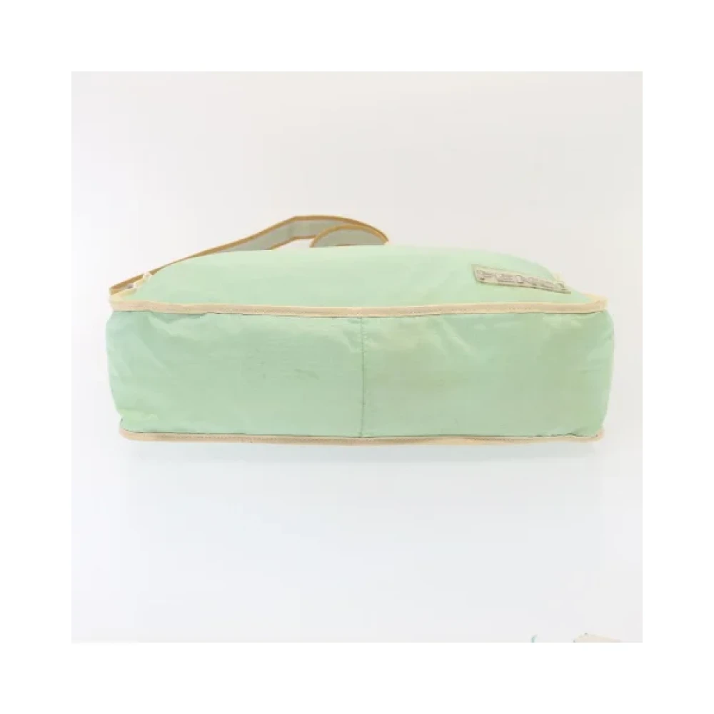 Fendi Vintage Pre-owned Nylon fendi-bags Green Dames