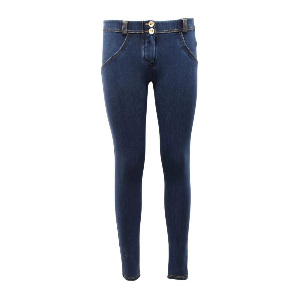 Freddy Blue Skinny Fit Jeans, Female, S, Wrup1rc002org Trousers