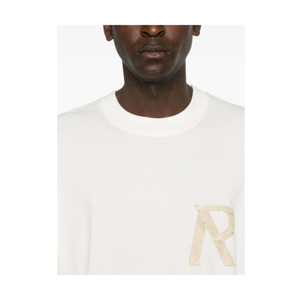 Represent Masking Tape Initial T-Shirt White Heren