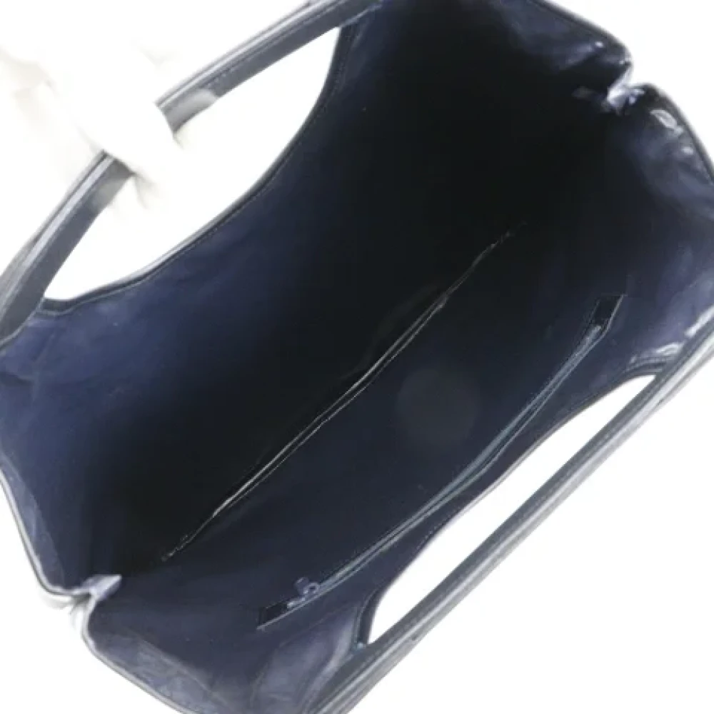 Celine Vintage Pre-owned Leather handbags Blue Dames