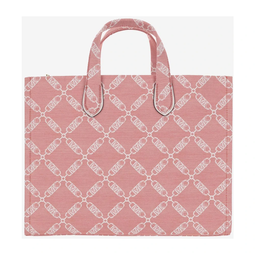 Michael Kors Canvas Tote Bag met Logodetails Red Dames