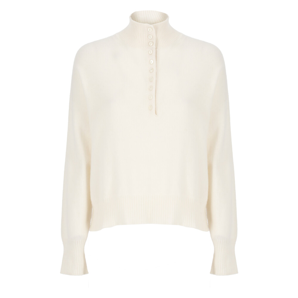 Ivory cashmere outlet turtleneck