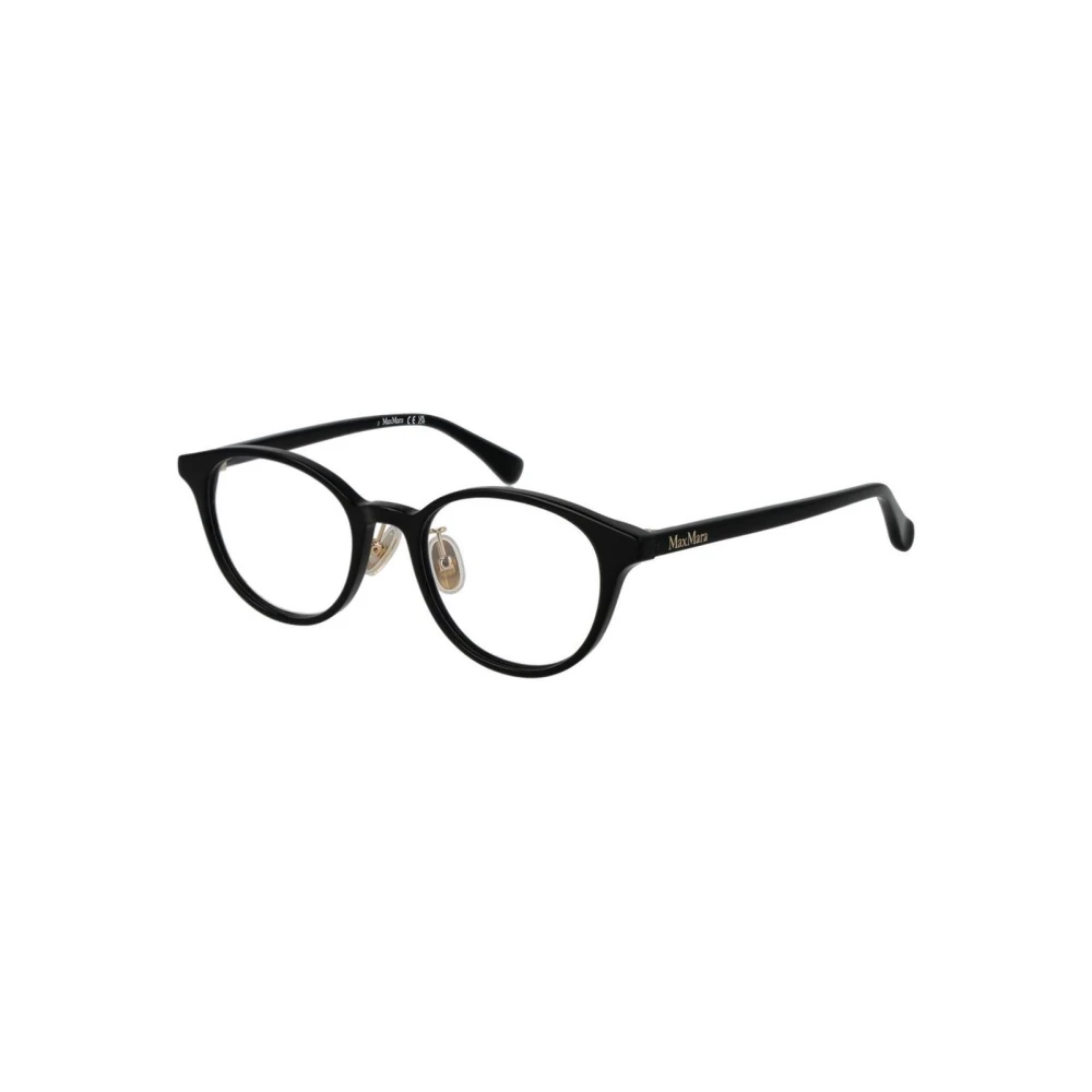 Max Mara Women's Black Glasses, One Size, Optical Frames