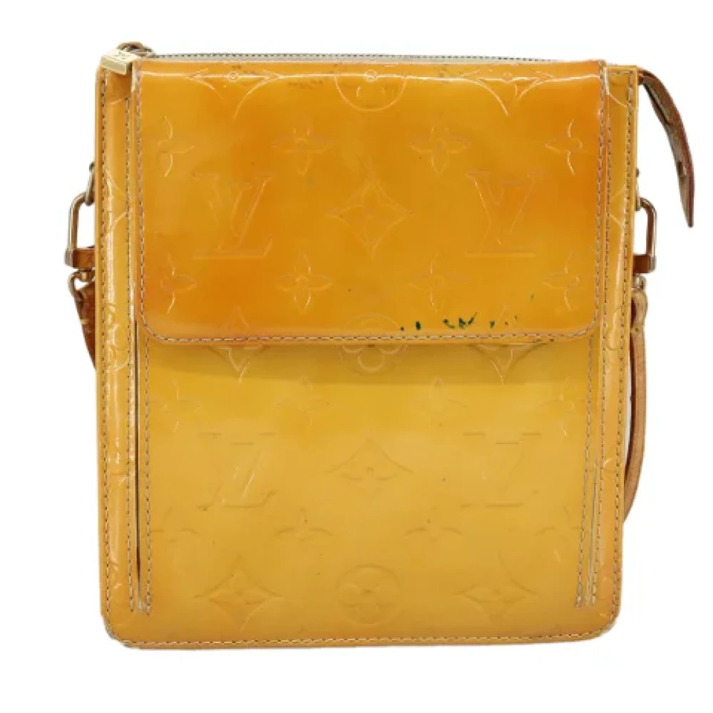 Louis Vuitton Vintage Pre-owned Leather pouches Yellow Dames
