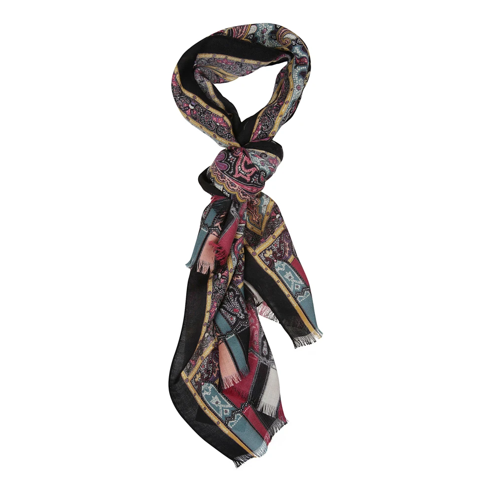 ETRO Zijden Bloemensjaal Multicolor Dames