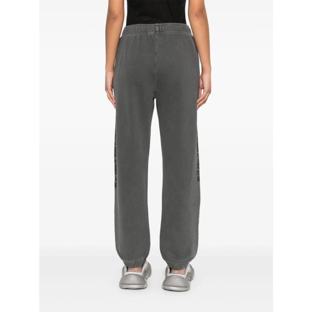 pinko Grijze Katoenen Broek Gray Dames