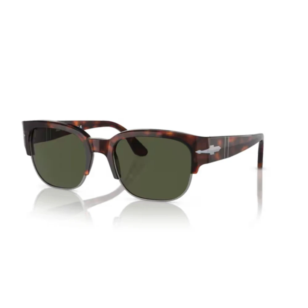Persol Classic Sunglasses With Black Frame - Unisex - Sunglasses - Brown - One Size - Accessories
