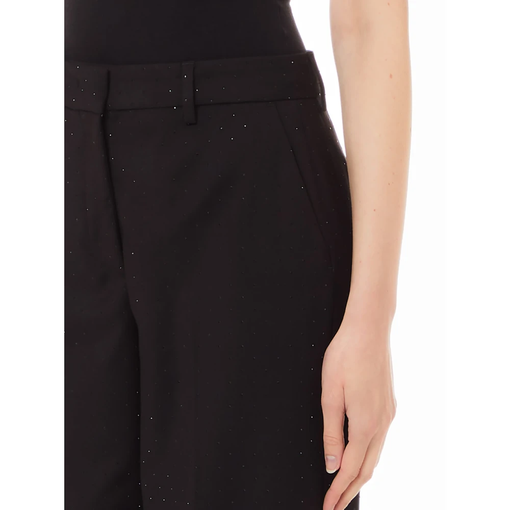 Liu Jo Zwarte Chino Broek voor Vrouwen Black Dames