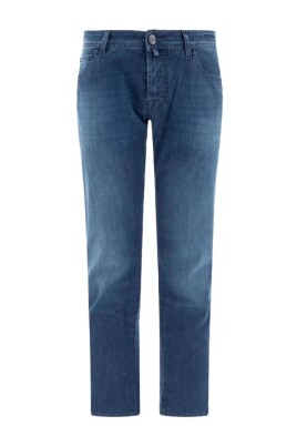 pantalon-slim-fit-en-denim-bleu