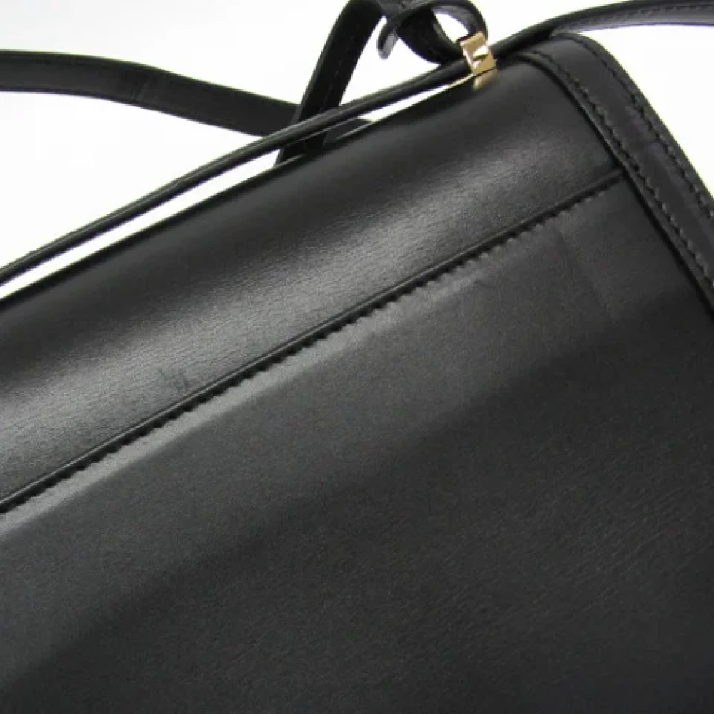 Loewe Pre-owned Leather shoulder-bags Black Dames