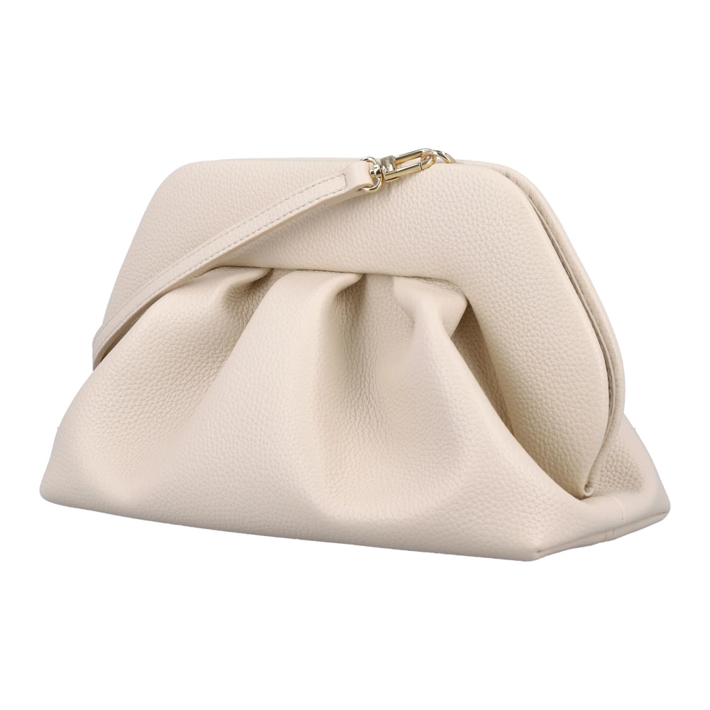 THEMOIRè Vegan Shell Handtas met Magnetische Sluiting Beige Dames