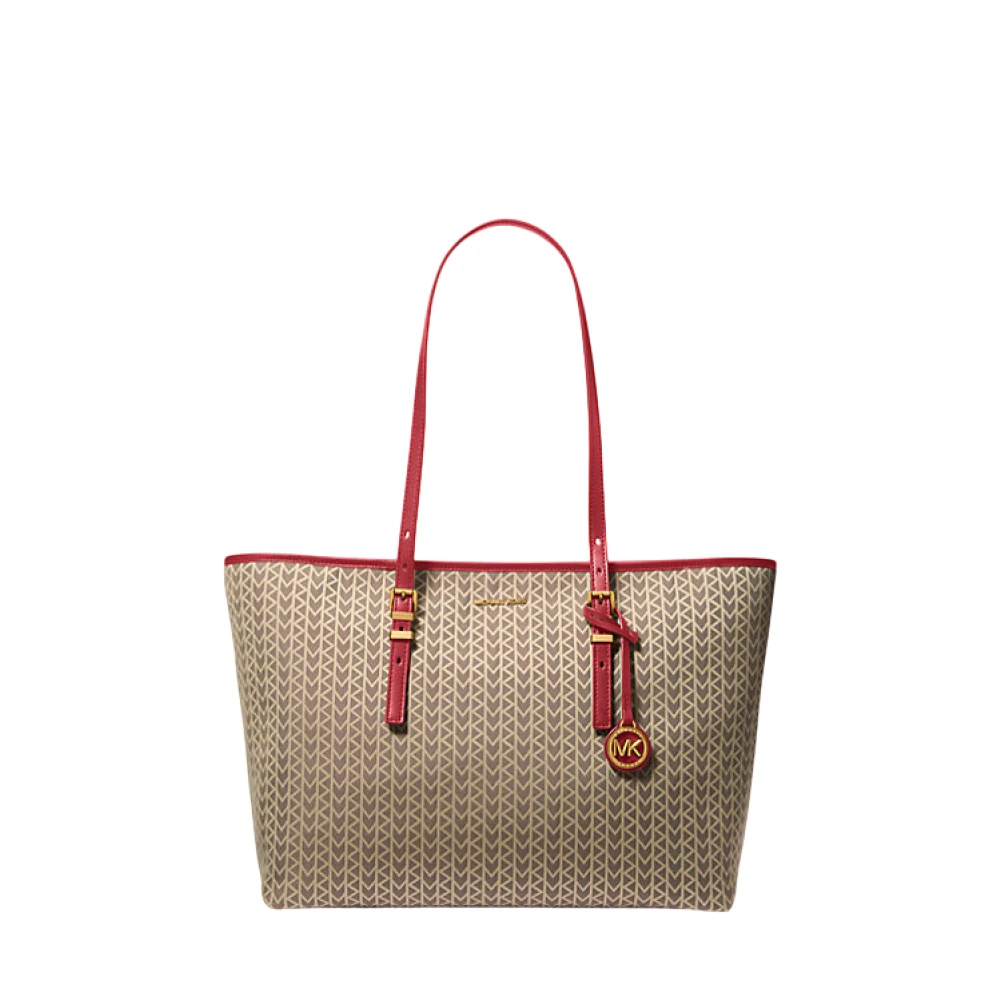 Michael Kors Women's Quinn Shopping Shoulder Bag With Logo Charm