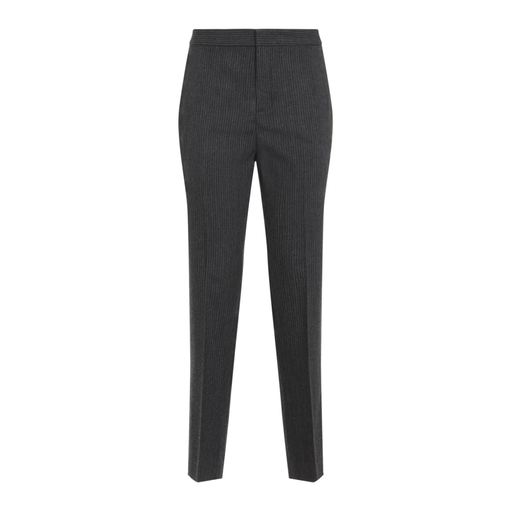 Fabiana Filippi Antracite Straight Pants Gray Dames