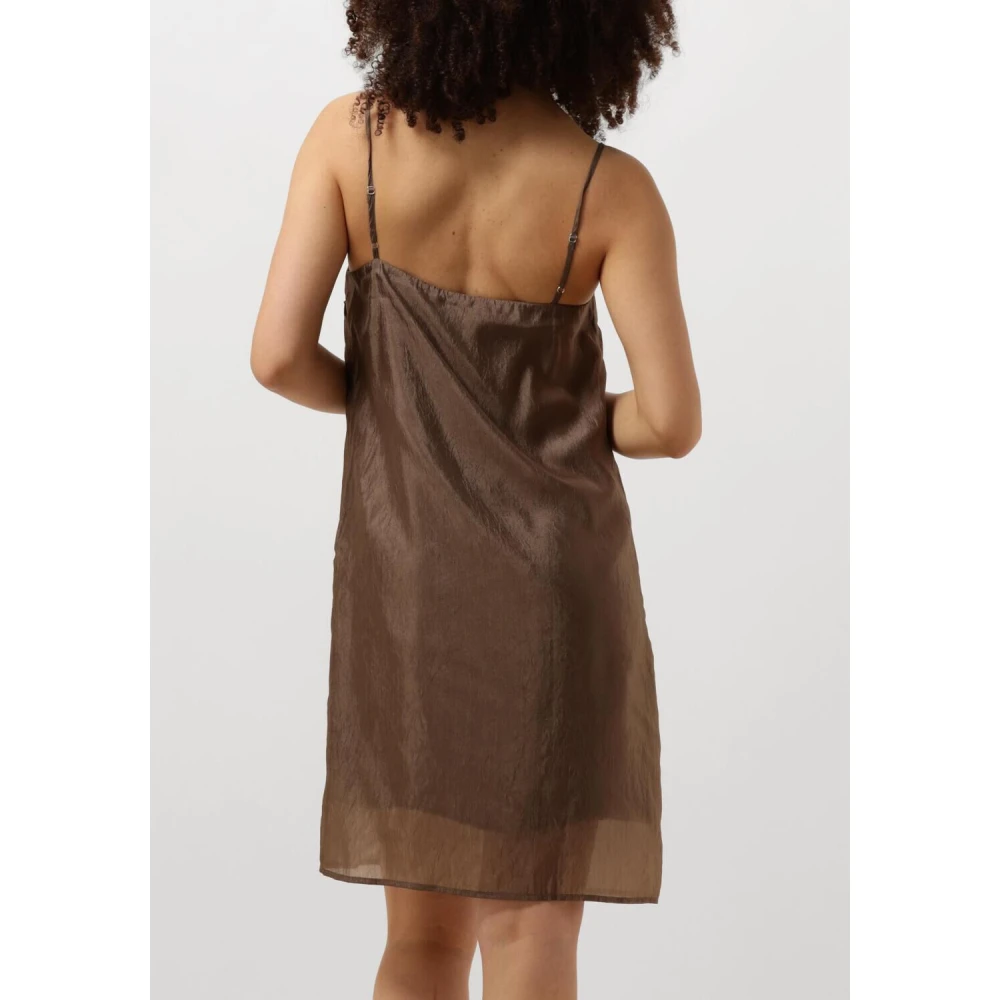 Modström Elegant Bruin Mini Jurk Brown Dames