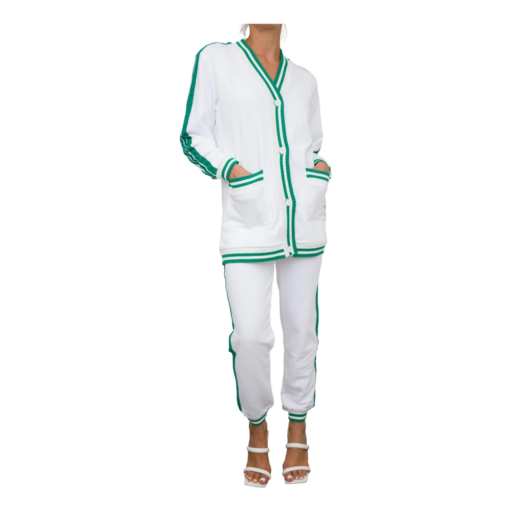 Twinset Lang Wit Vest White Dames