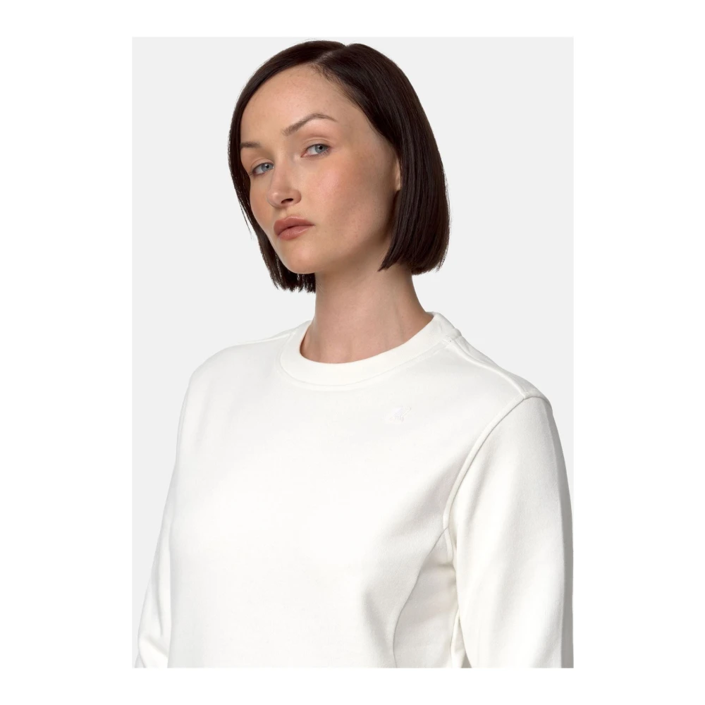 K-way Stijlvolle hoodie voor mannen en vrouwen White Dames