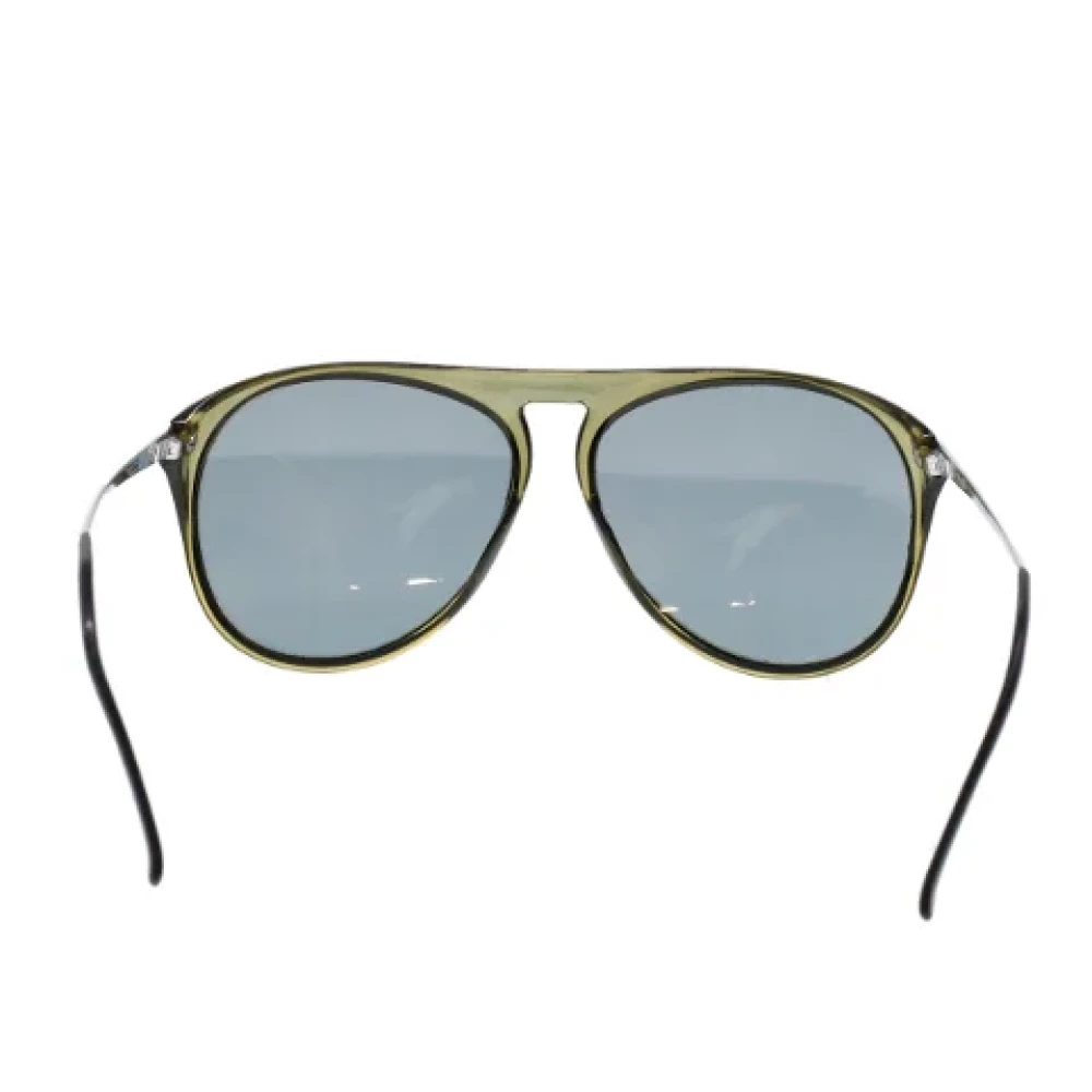 Dior Vintage Pre-owned Plastic sunglasses Green Dames