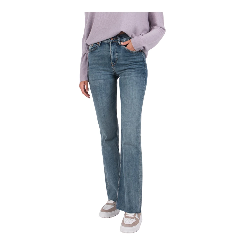 Drykorn Flared Jeans Blue Dames