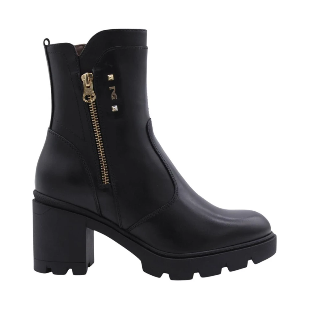 Nerogiardini Women's Black Stylish Ankle Boots For - Heeled Boots - 7 Uk - Shoes