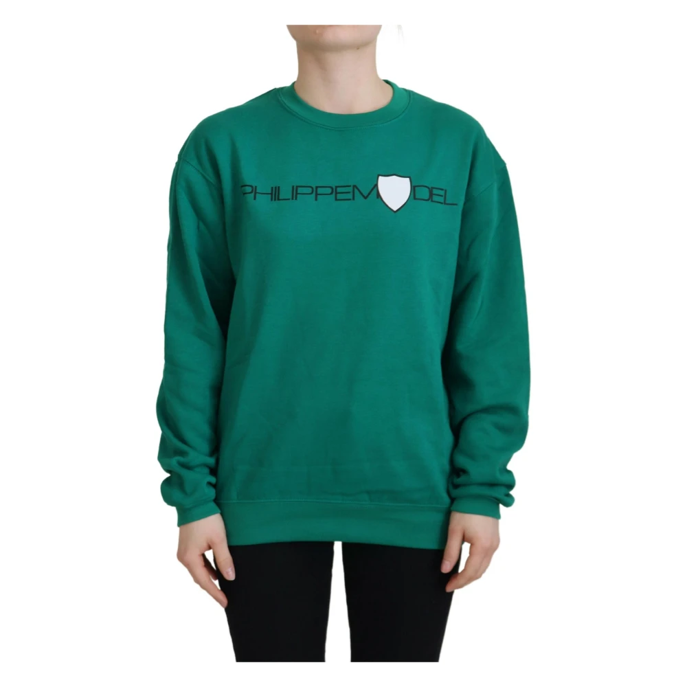 Philippe Model Groene Bedrukte Trui met Lange Mouwen Green Dames