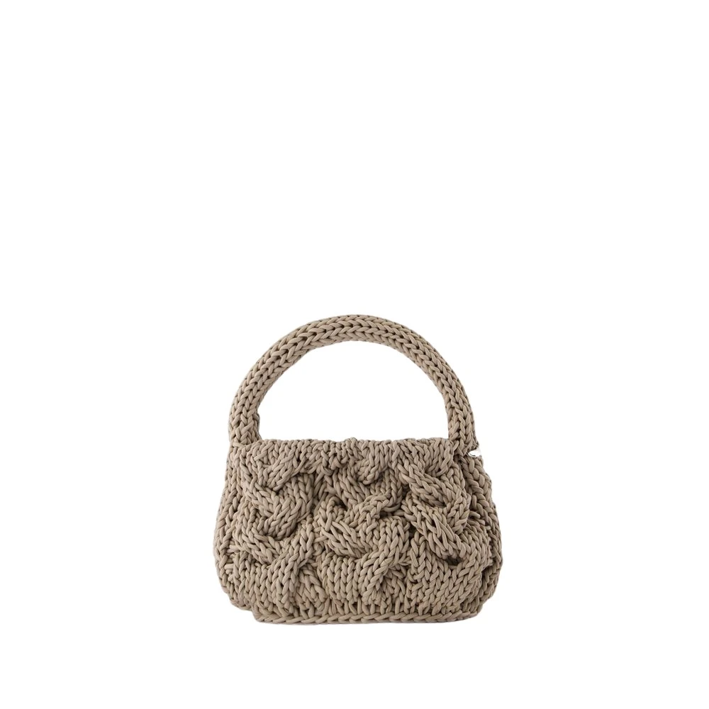 JW Anderson Gewatteerde Leren Schoudertas Grijs Gray Dames