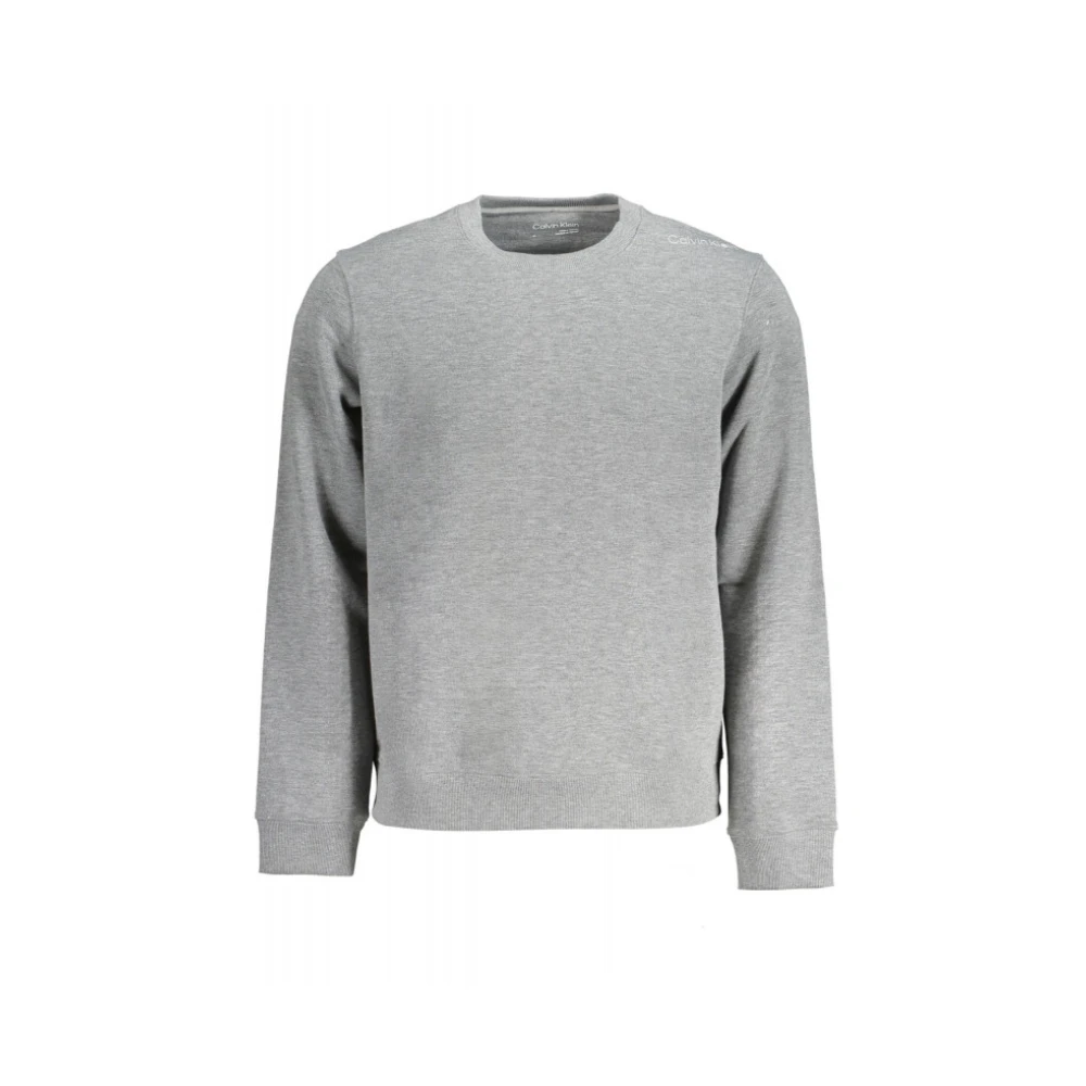 Calvin Klein French Terry Sweatshirt - Male - Sweatshirts - Gray - 2XL - Sweatshirts & Hoodies