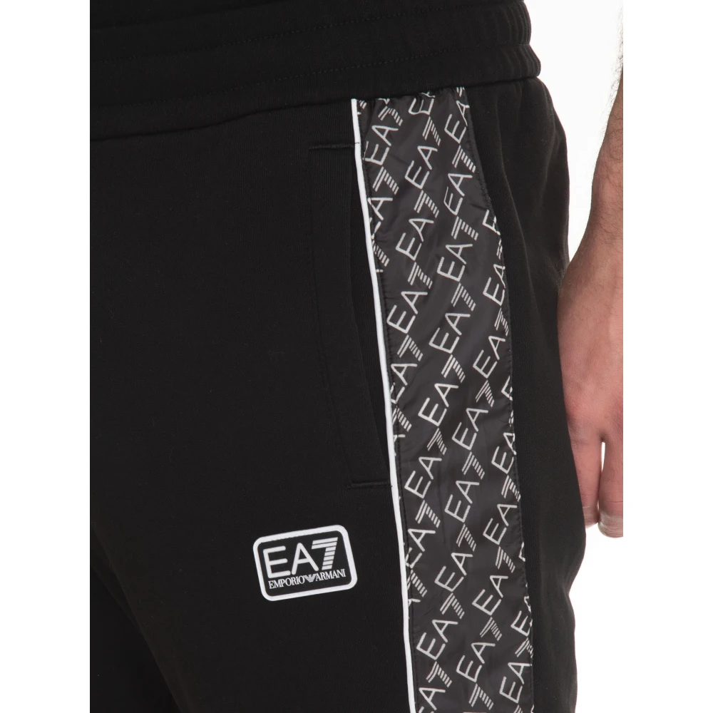 Emporio Armani EA7 Stretch Overall met Logo Black Heren